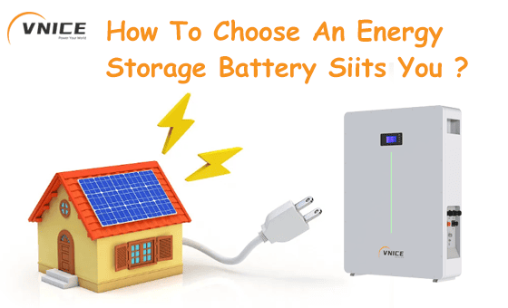 How to choose an energy storage system that suits you